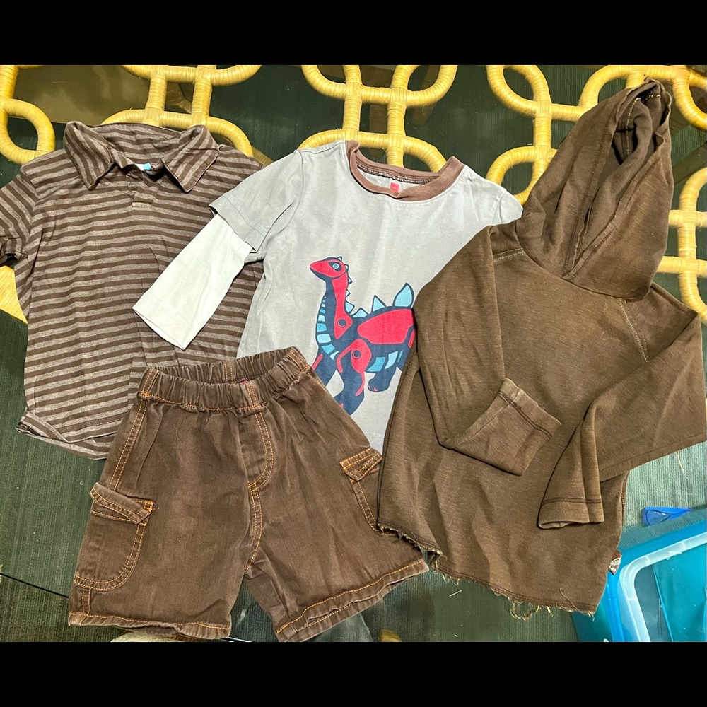 Lot of 4! City Threads•Charlie Rocket•Tea• 2/3T Mix & Match